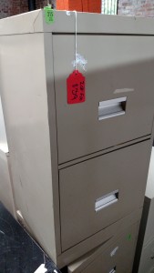 Two-drawer vertical file
