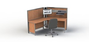 SwiftSpace 120 degree workstation