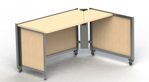 Social 4' x 3' Workstation