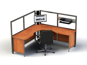 swiftspace 90 degree solo workstation