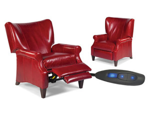 Fairfield Red Motorized Recliner